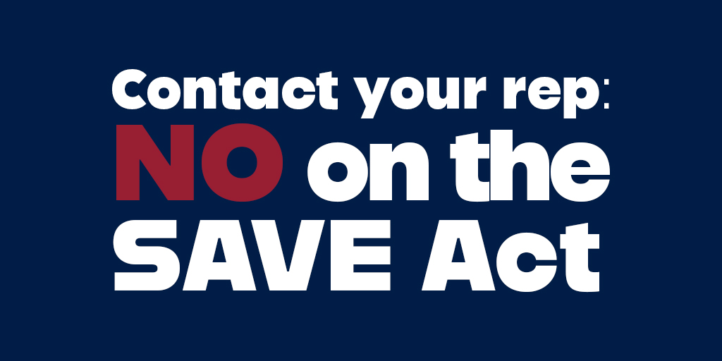 Contact your Congressmember and ask for a NO VOTE on H.R. 8281, the SAVE Act, which will disenfranchise many adopted people.